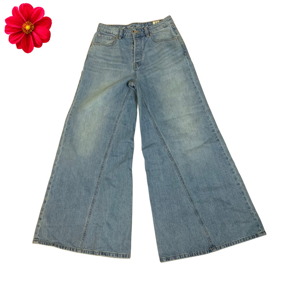 FREE PEOPLE Martha Extreme Wide-Leg high rise  size 27 - Picture 5 of 10